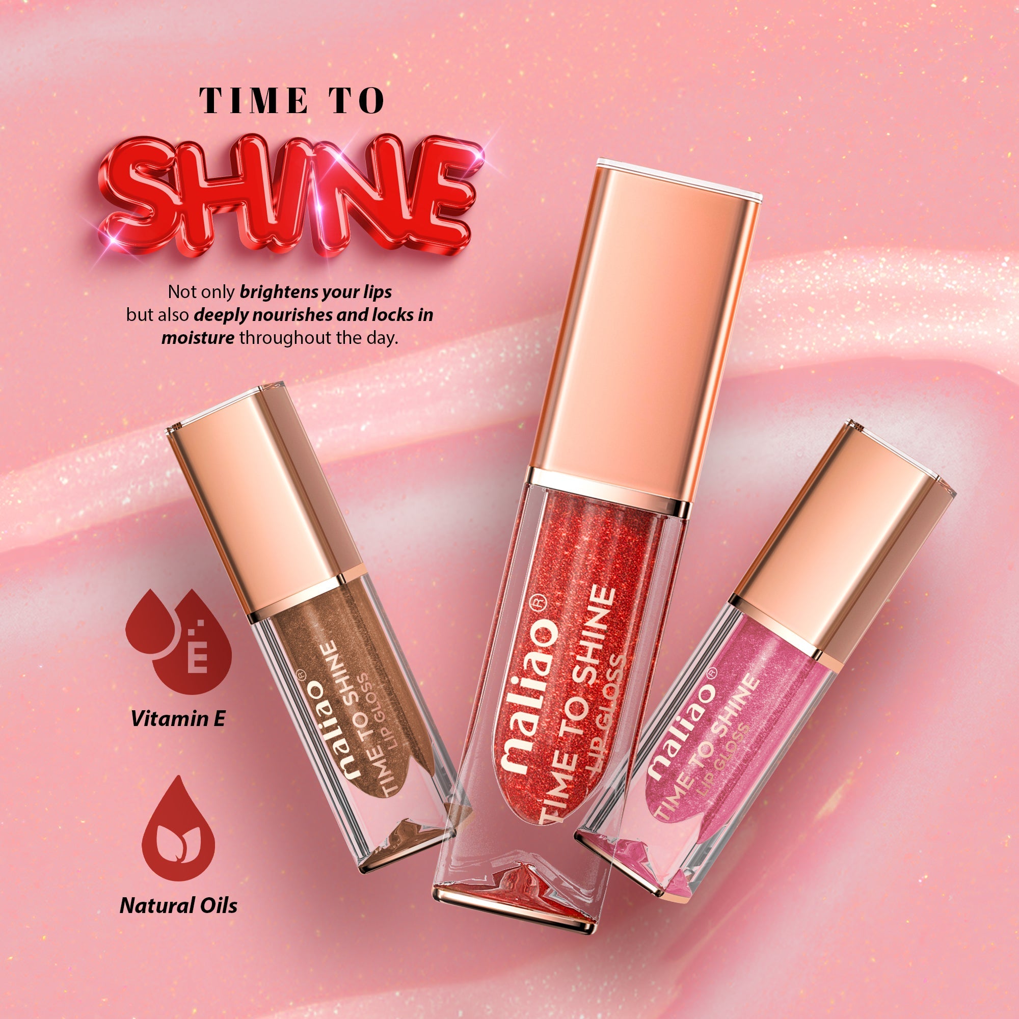 Maliao Time to Shine Lip Gloss Lip