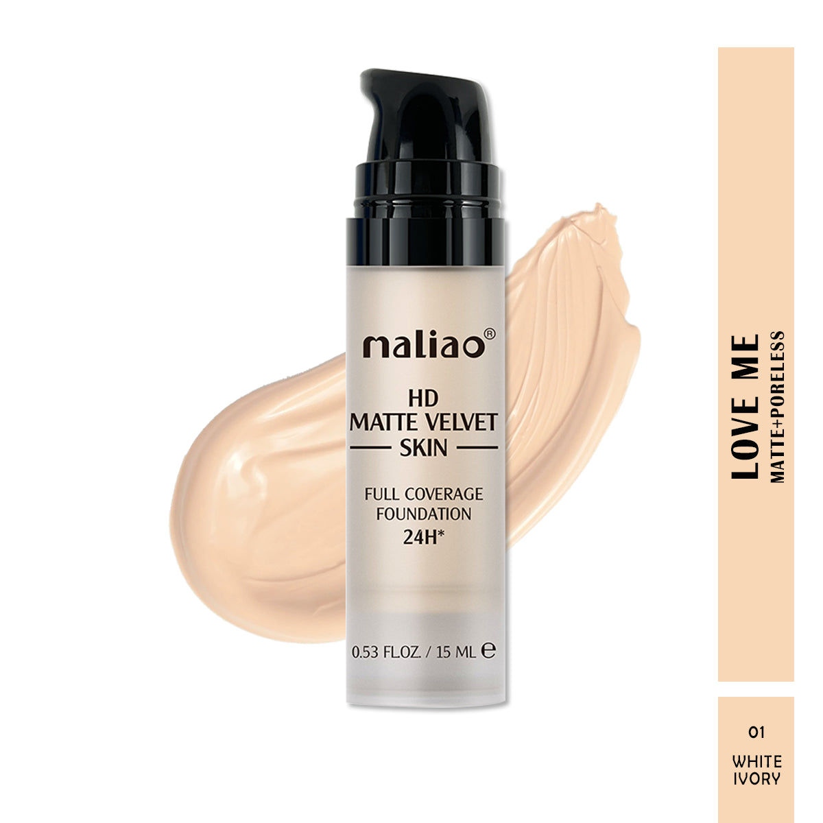 Maliao HD Matte Velvet Skin Full Coverage Foundation 24H - Maliao Makeup