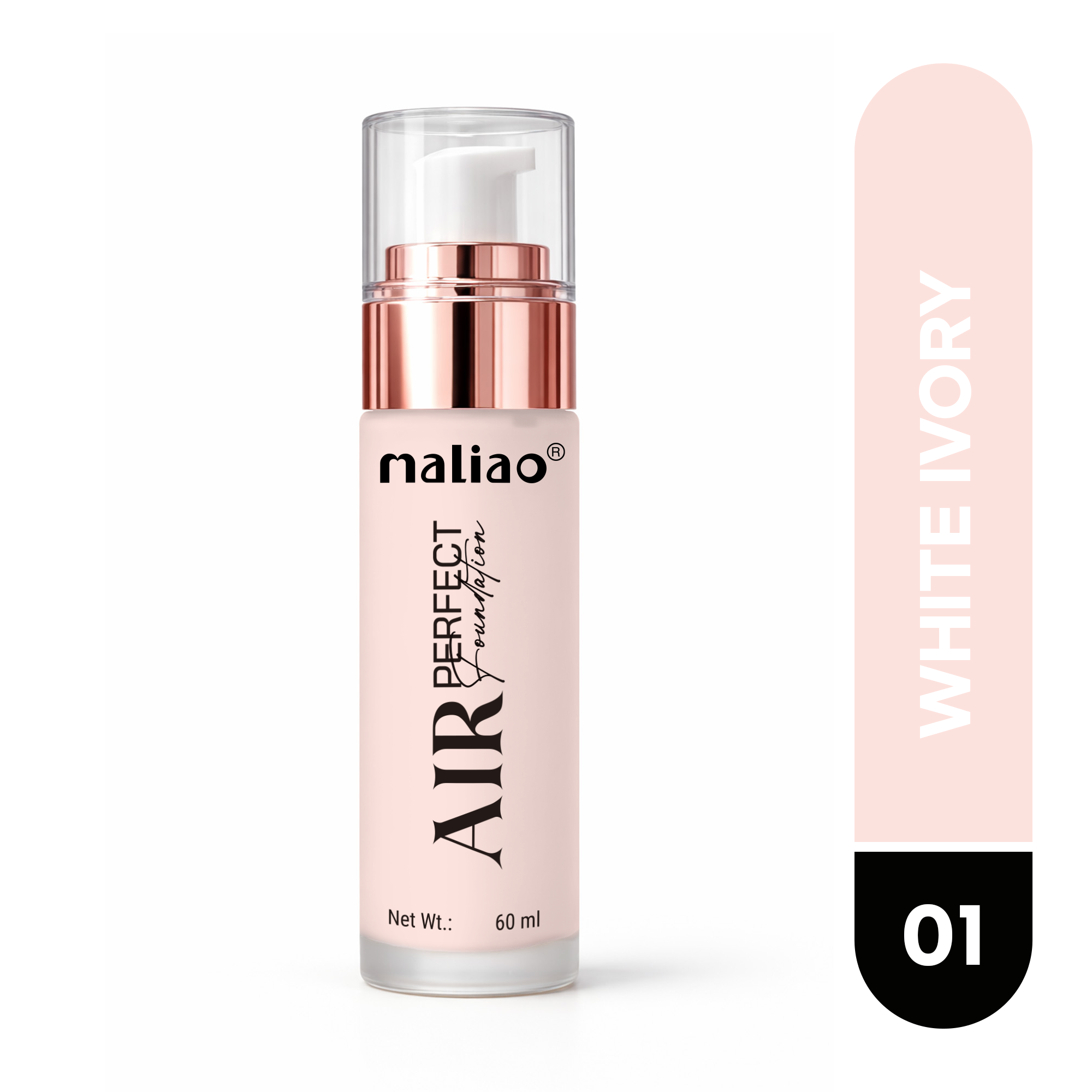 Maliao High Coverage Waterproof Base Foundation - Flawless All-Day Wear Face