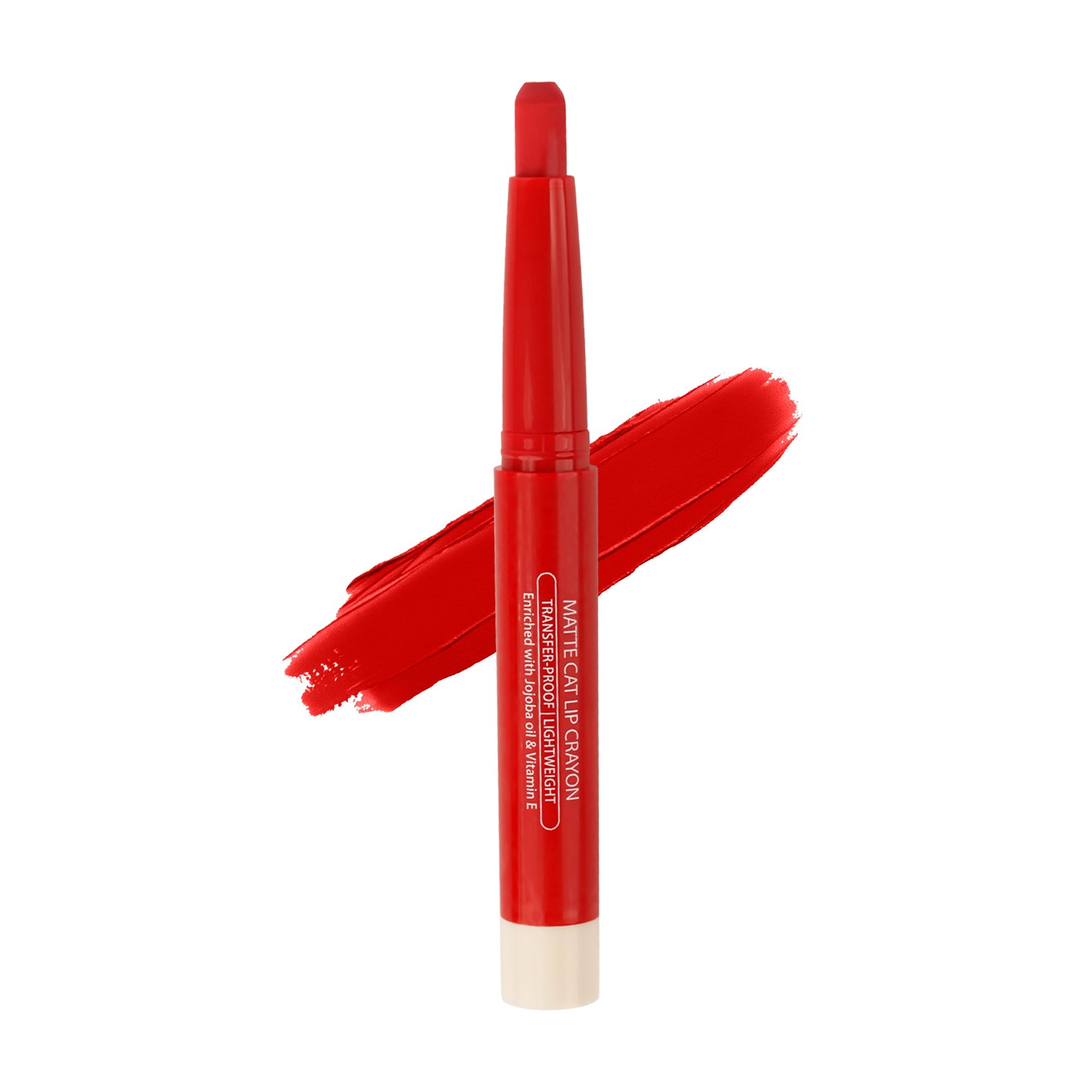Maliao Matte Cat Lip Crayon - Transfer-Proof & Lightweight Long-Lasting Color Lip