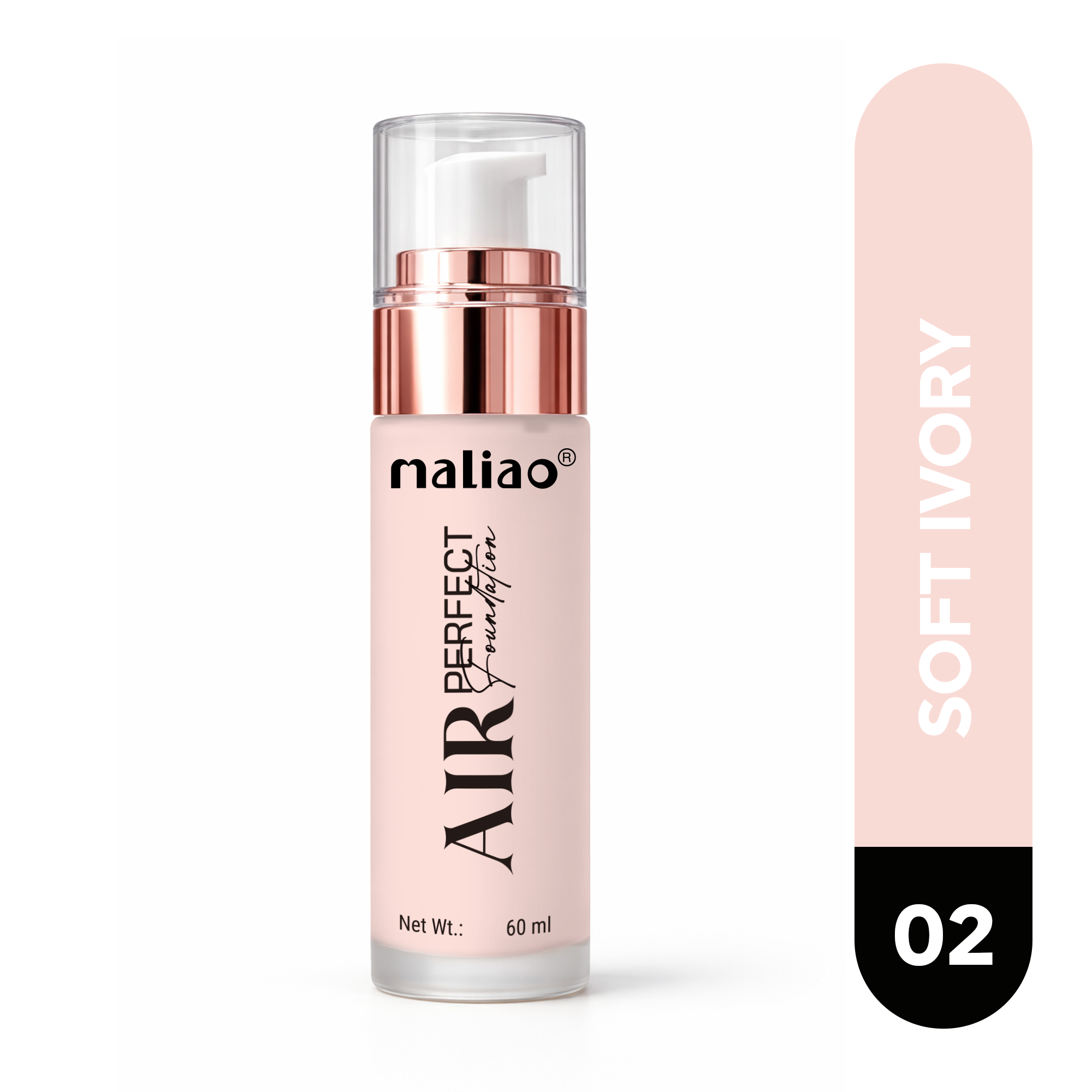 Maliao High Coverage Waterproof Base Foundation - Flawless All-Day Wear Face