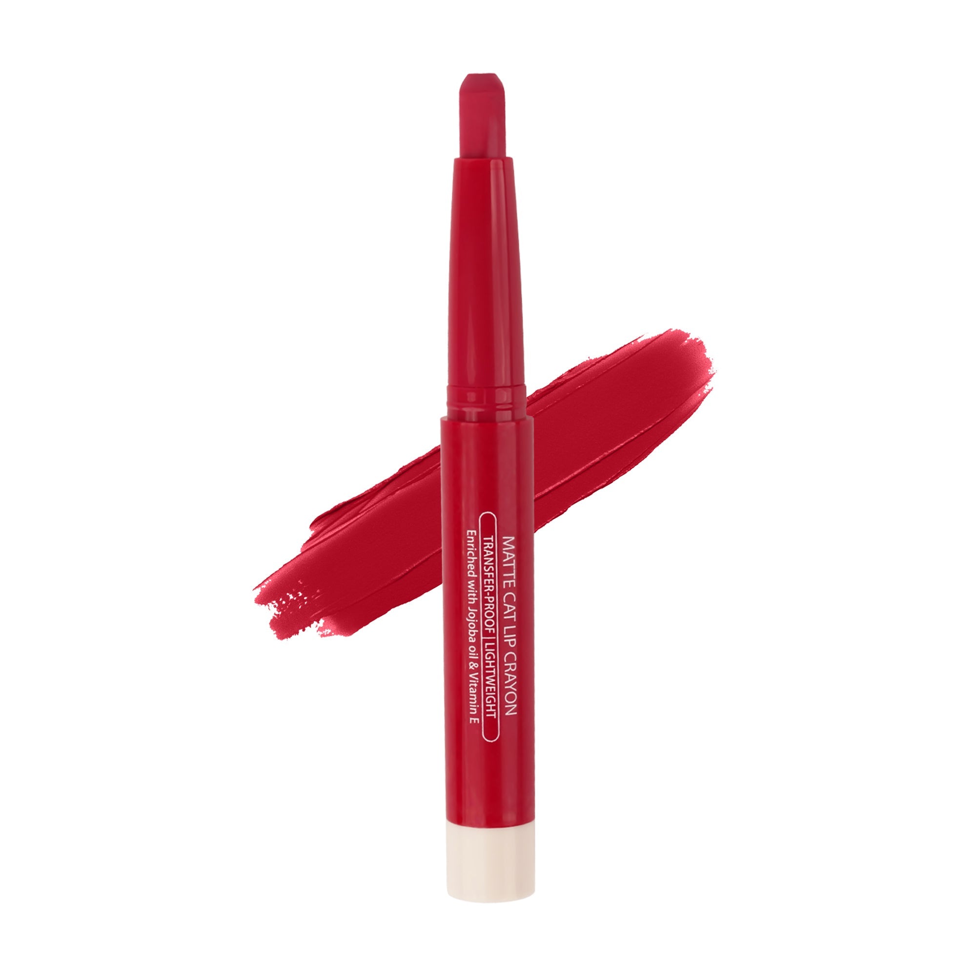 Maliao Matte Cat Lip Crayon - Transfer-Proof & Lightweight Long-Lasting Color Lip