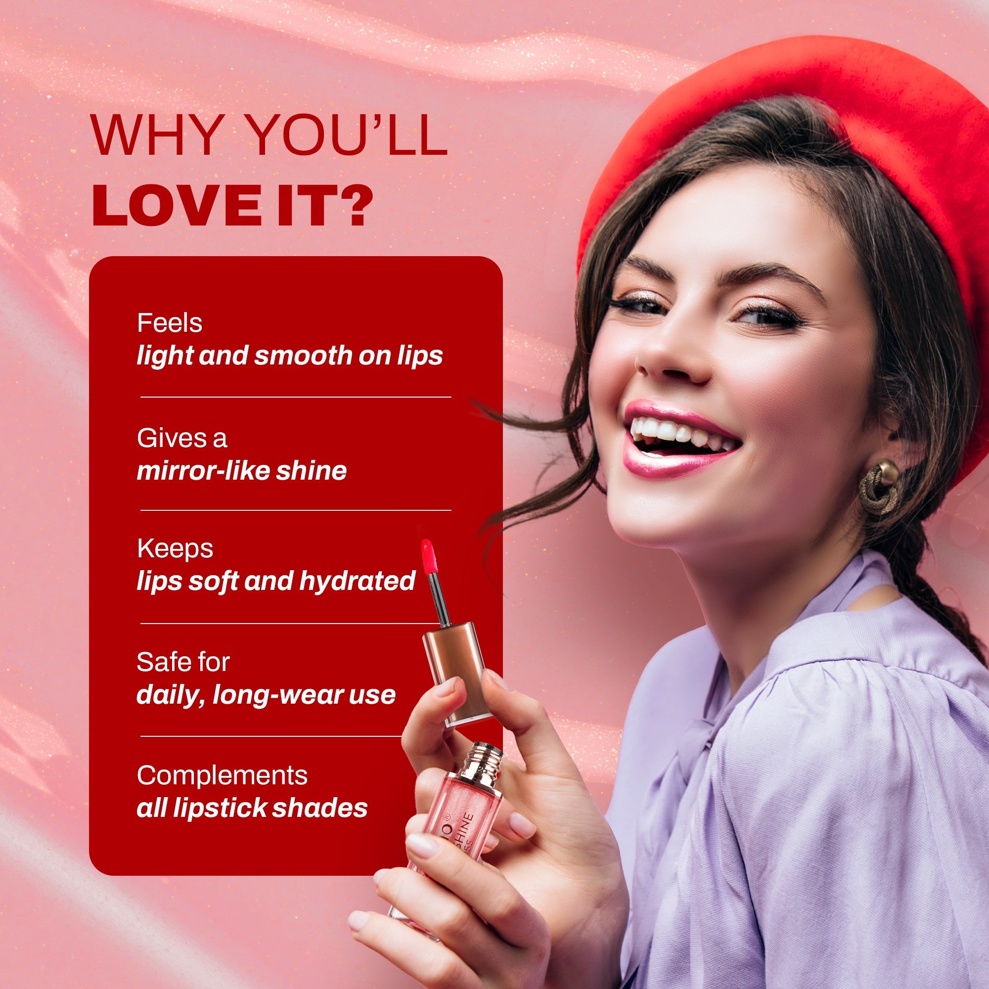 Maliao Time to Shine Lip Gloss Lip