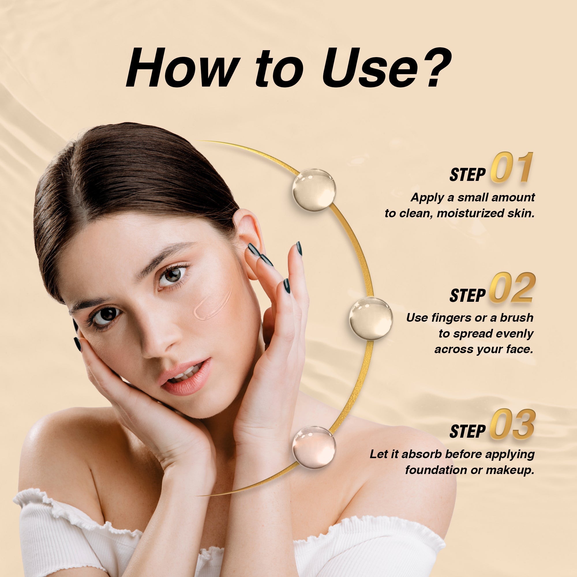 Maliao 24K Gold Gel Primer Face