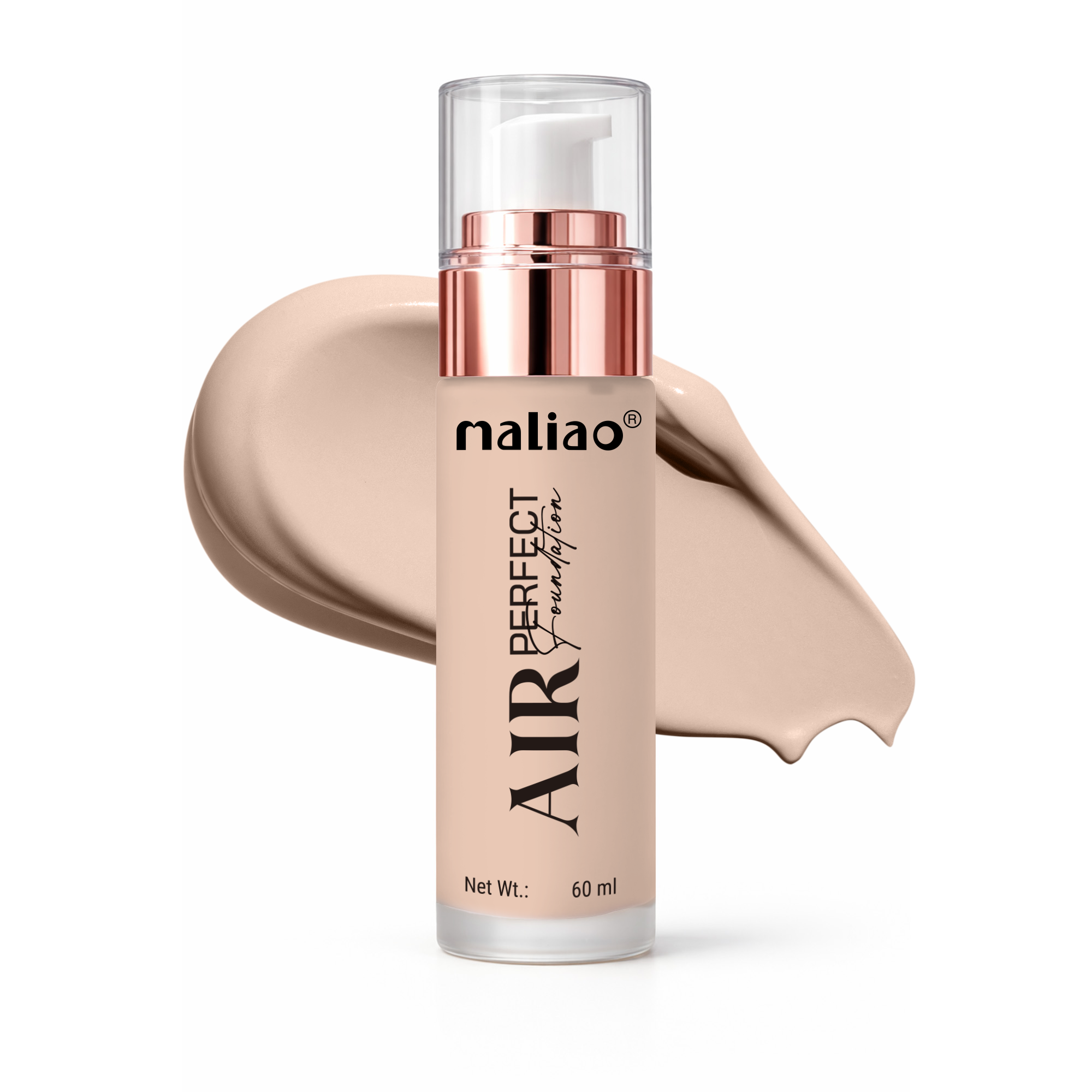 Maliao High Coverage Waterproof Base Foundation - Flawless All-Day Wear Face