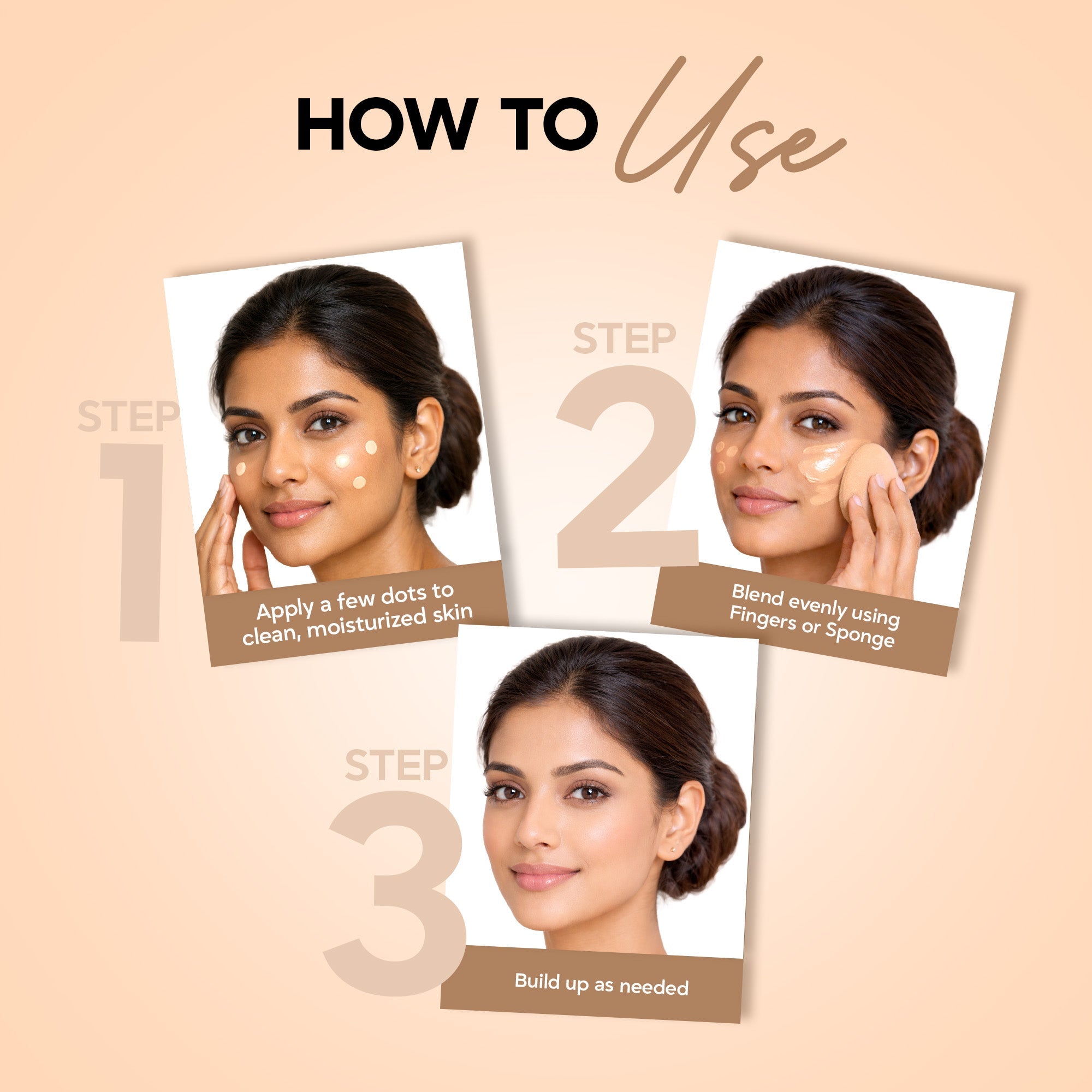 Maliao Color Match Long-Lasting Makeup Base Foundation Face