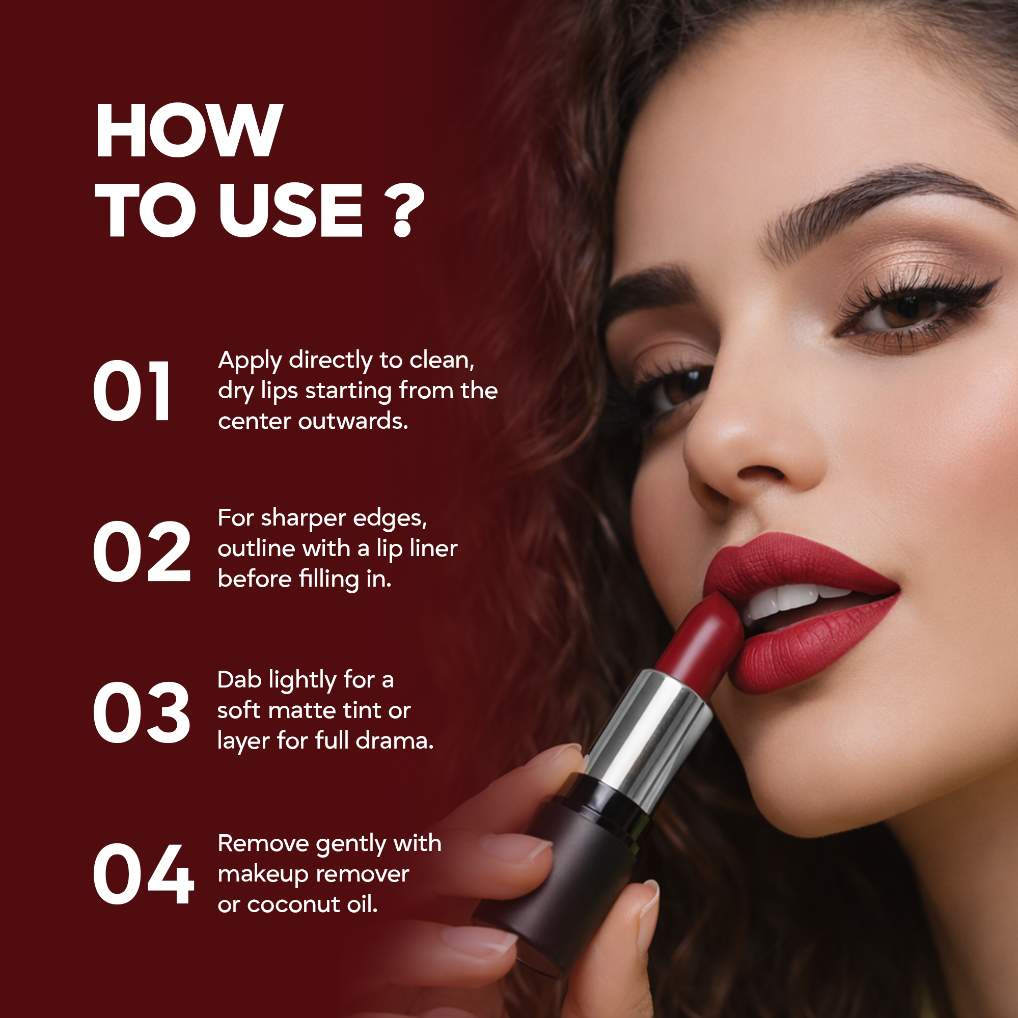 Maliao Forever Matte Lipstick - Long-Lasting Waterproof Elegance Lip