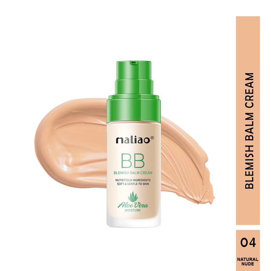 Maliao Aloe Vera BB Blemish Balm Foundation - Moisture, Nourish, and Perfect Maliao Professional Makeup