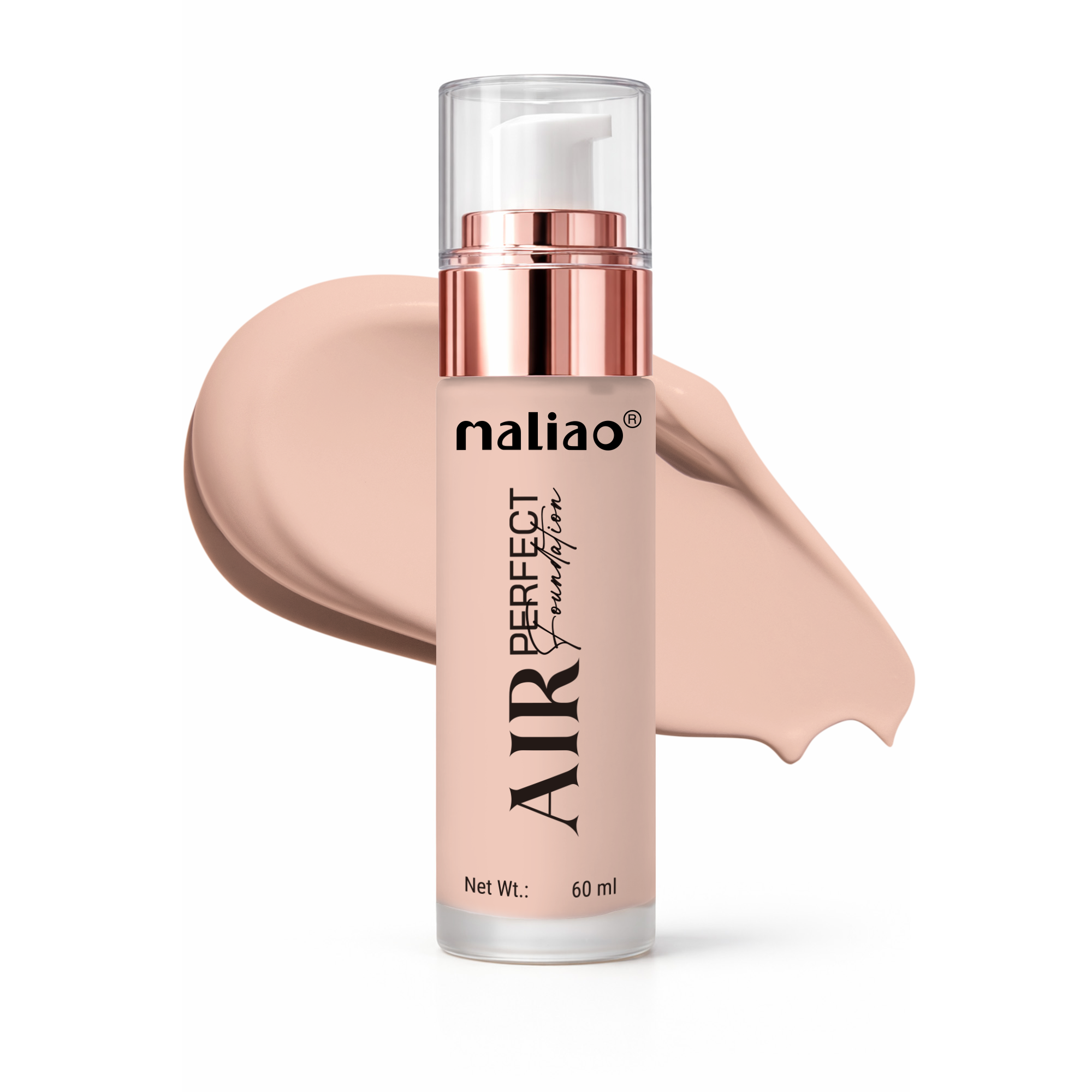 Maliao High Coverage Waterproof Base Foundation - Flawless All-Day Wear Face