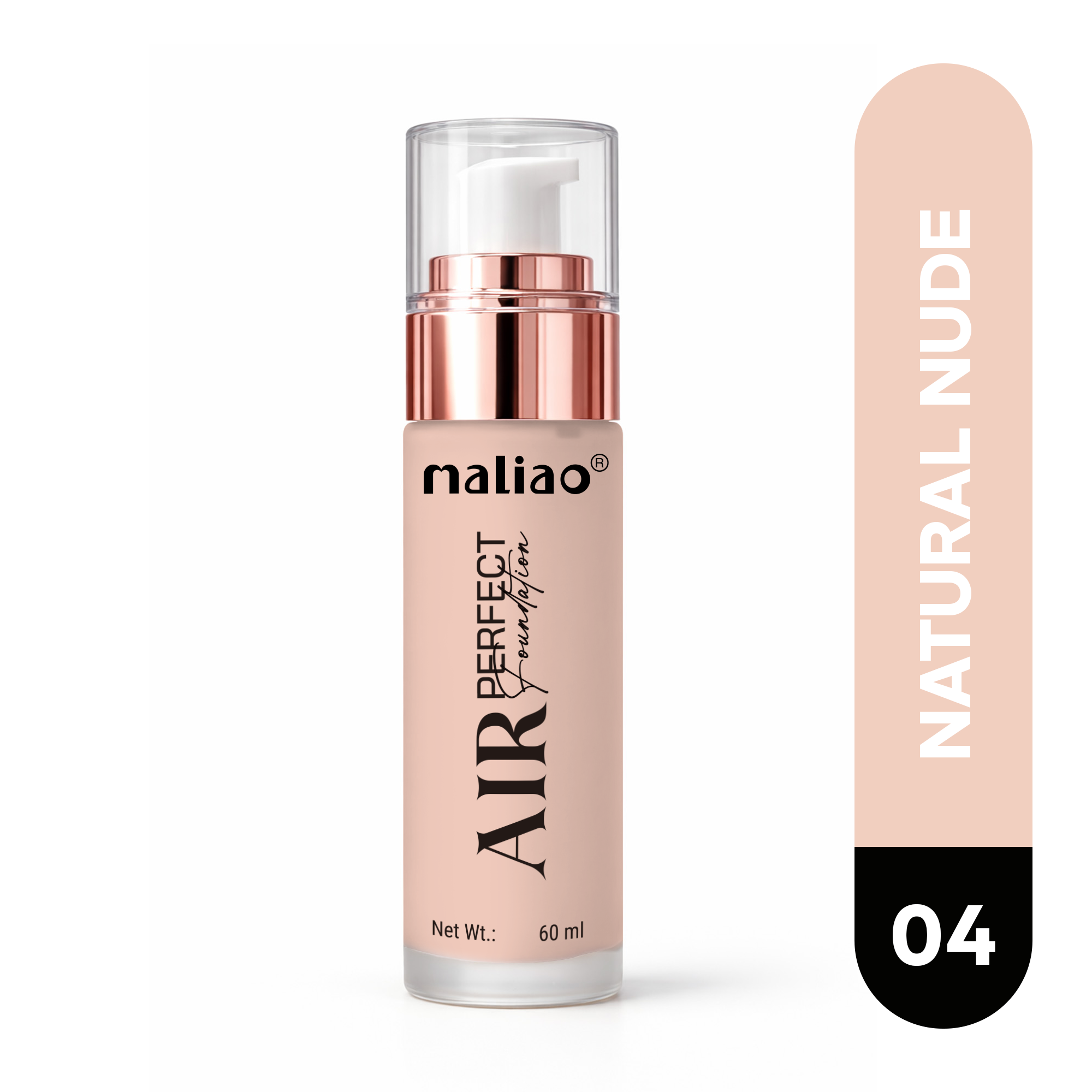 Maliao High Coverage Waterproof Base Foundation - Flawless All-Day Wear Face