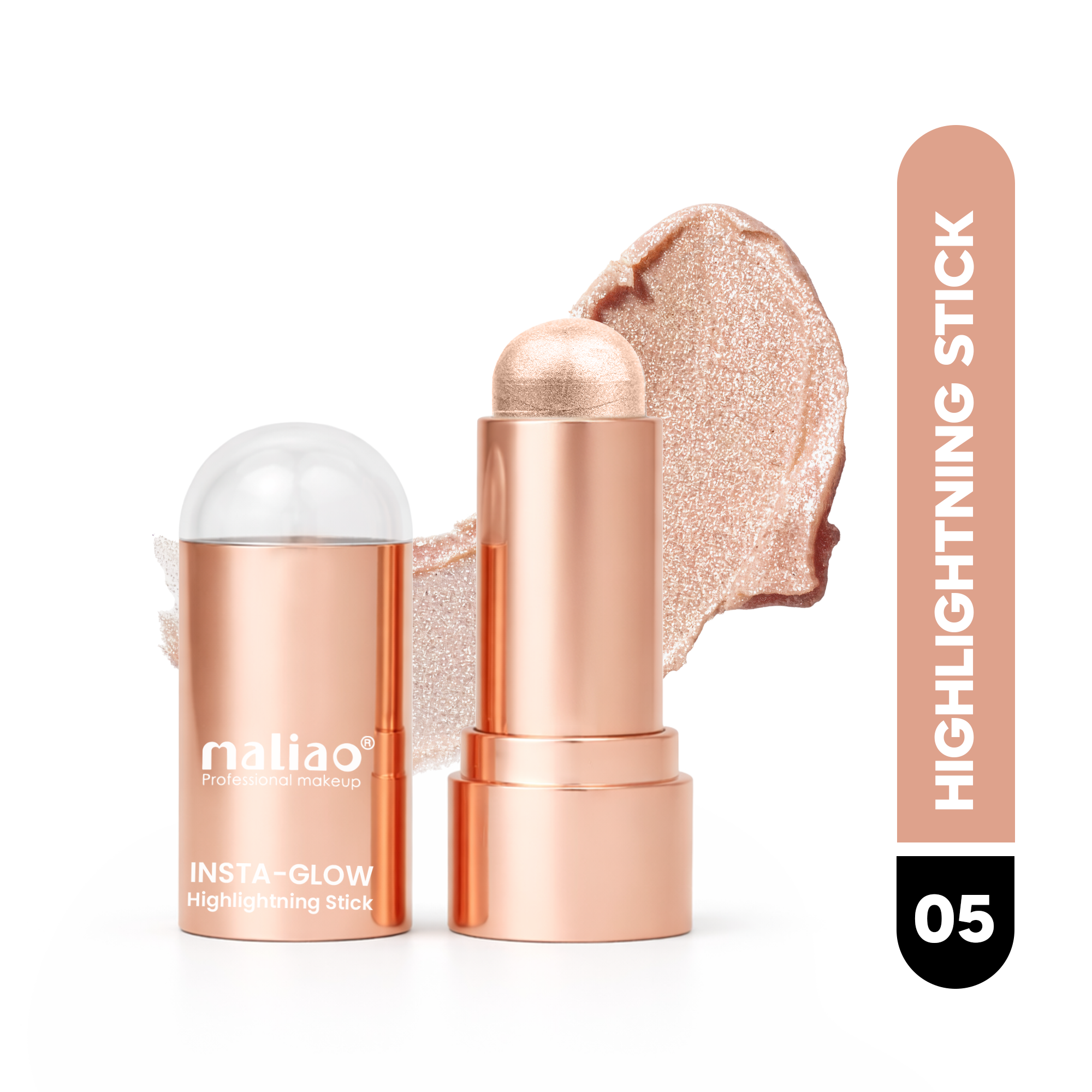 Maliao Insta-Glow Highlighting Stick - Illuminate Your Radiance Instantly Face