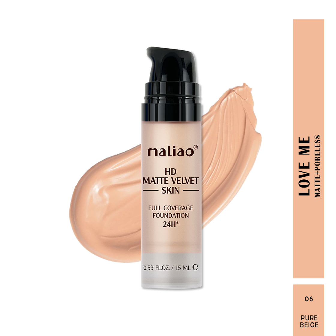 Maliao HD Matte Velvet Skin Full Coverage Foundation 24H - Maliao Makeup