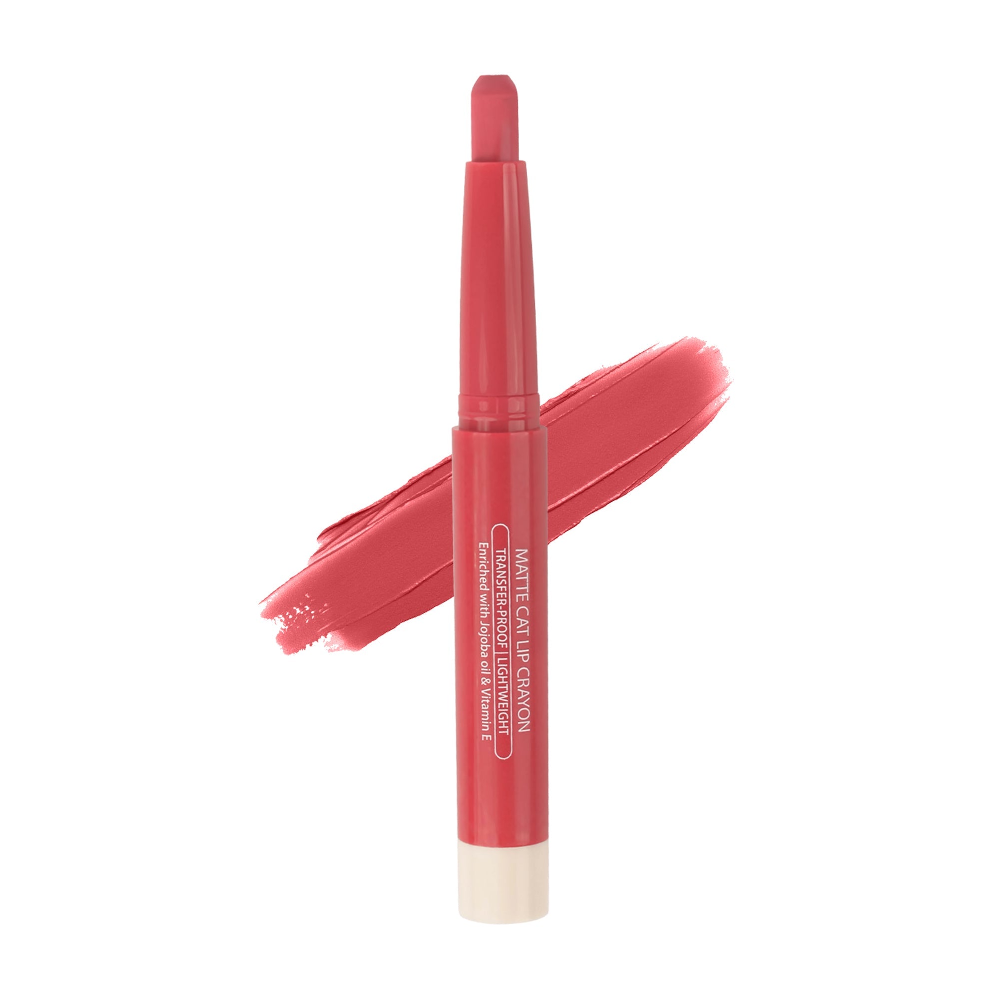 Maliao Matte Cat Lip Crayon - Transfer-Proof & Lightweight Long-Lasting Color Lip