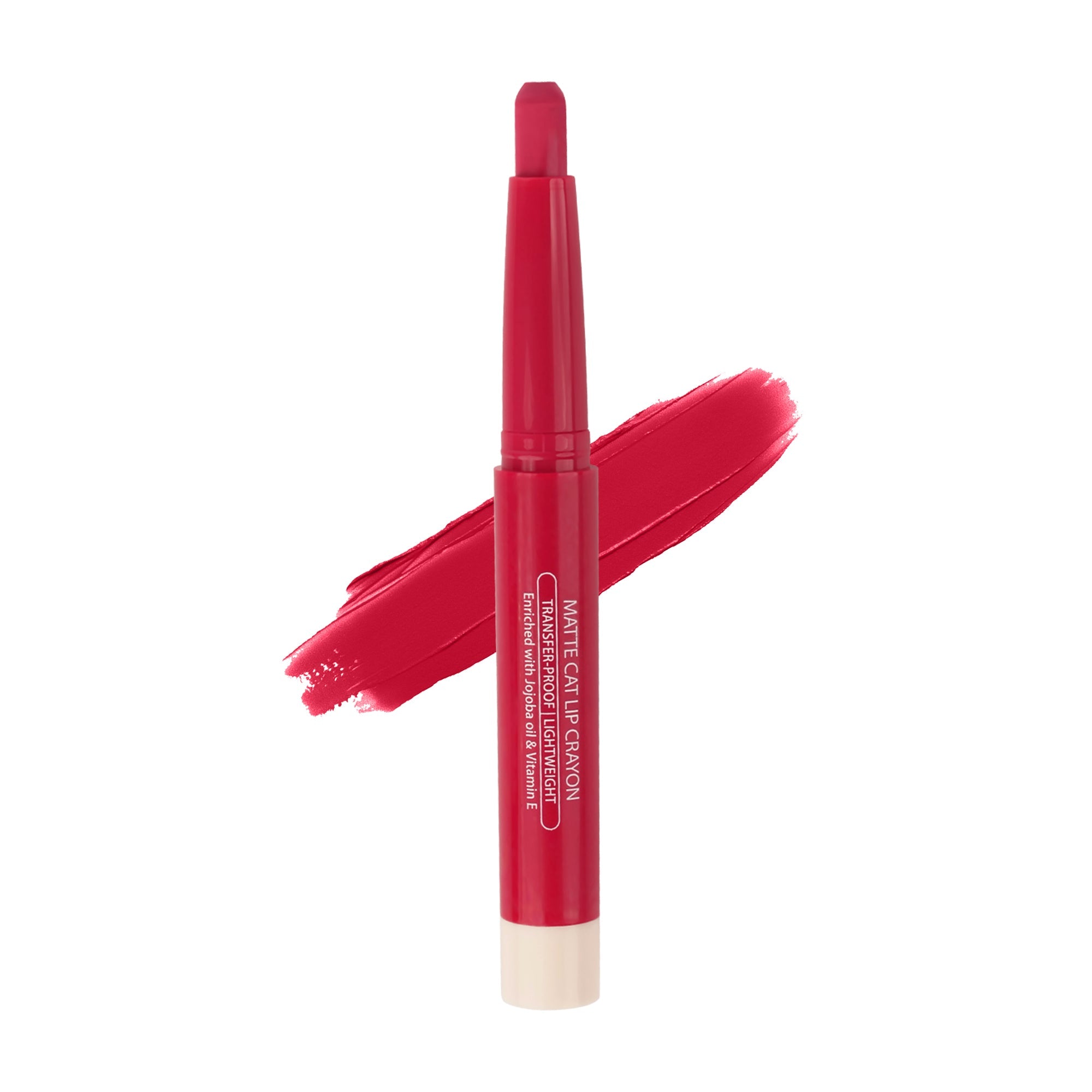 Maliao Matte Cat Lip Crayon - Transfer-Proof & Lightweight Long-Lasting Color Lip