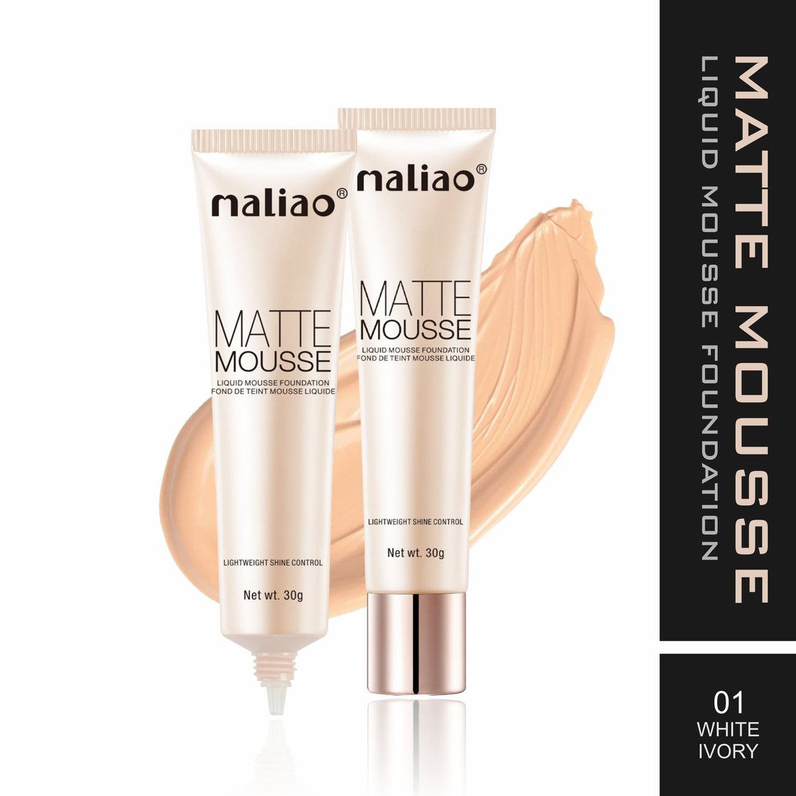 Maliao Matte Liquid Mousse Foundation - Maliao Makeup