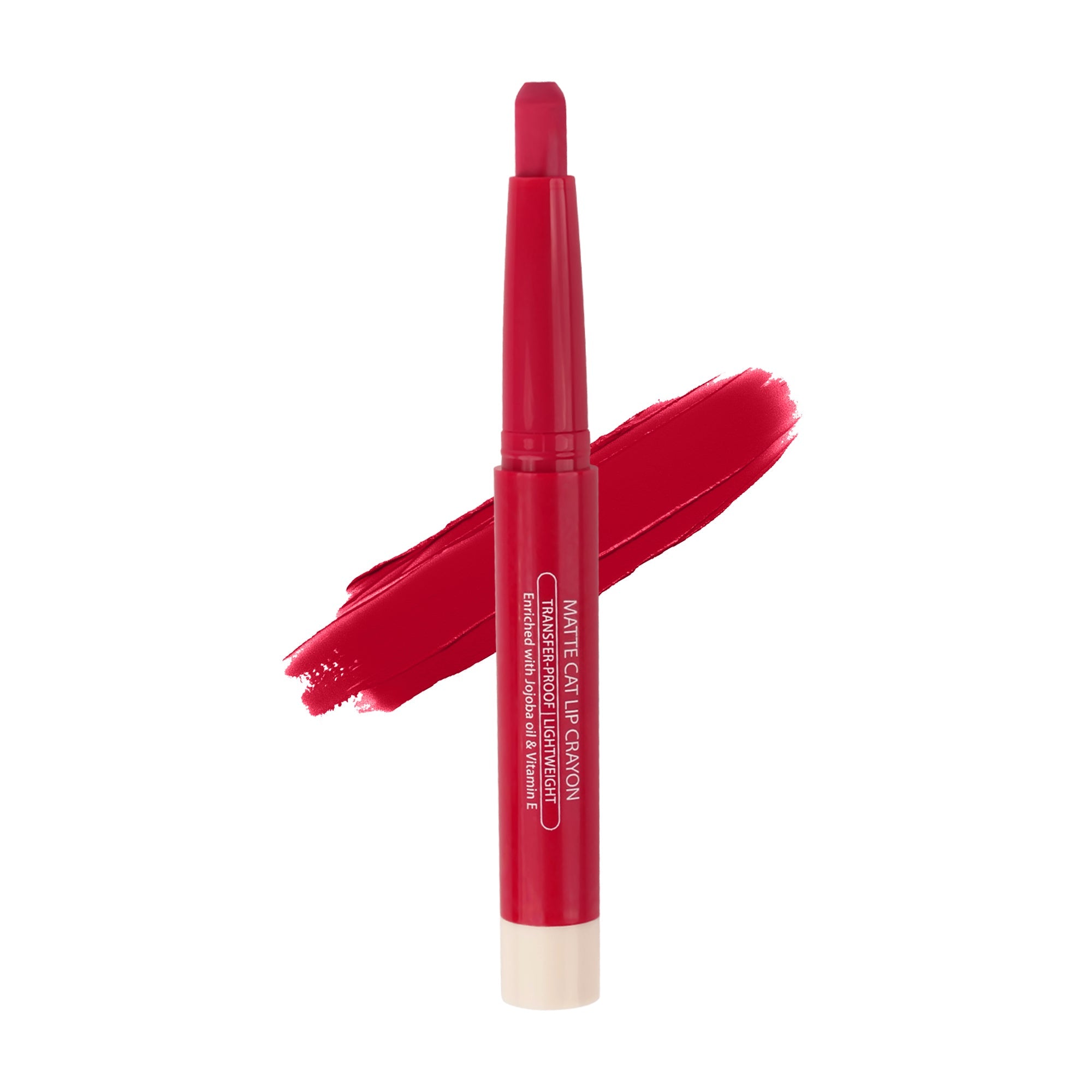 Maliao Matte Cat Lip Crayon - Transfer-Proof & Lightweight Long-Lasting Color Lip