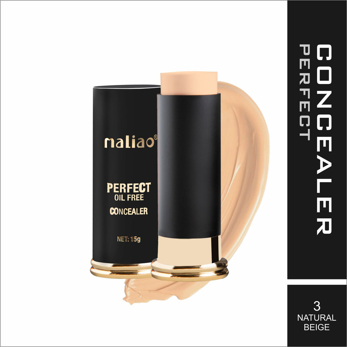 Maliao PERFECT Oil-Free Stick Concealer - Seamless Coverage for a Naturally Flawless Look - Maliao Makeup