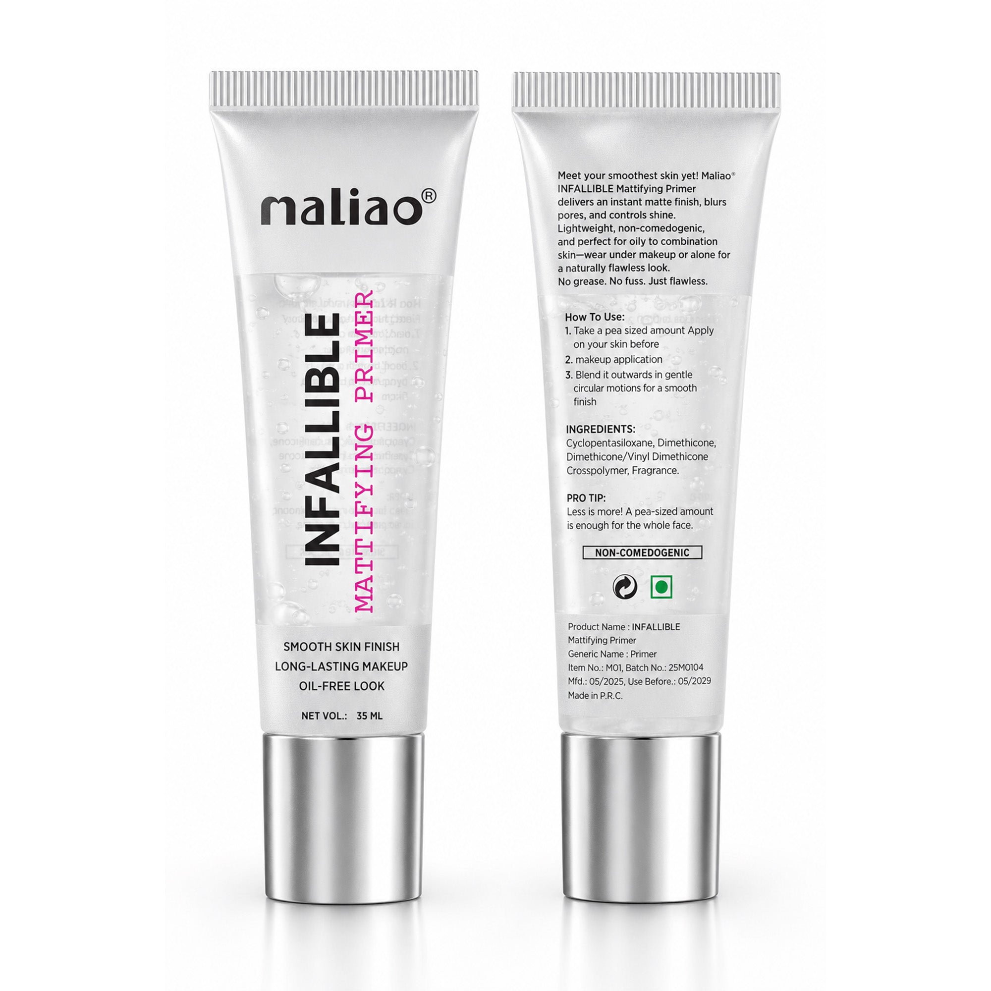 Maliao INFALLIBLE Mattifying Primer Face