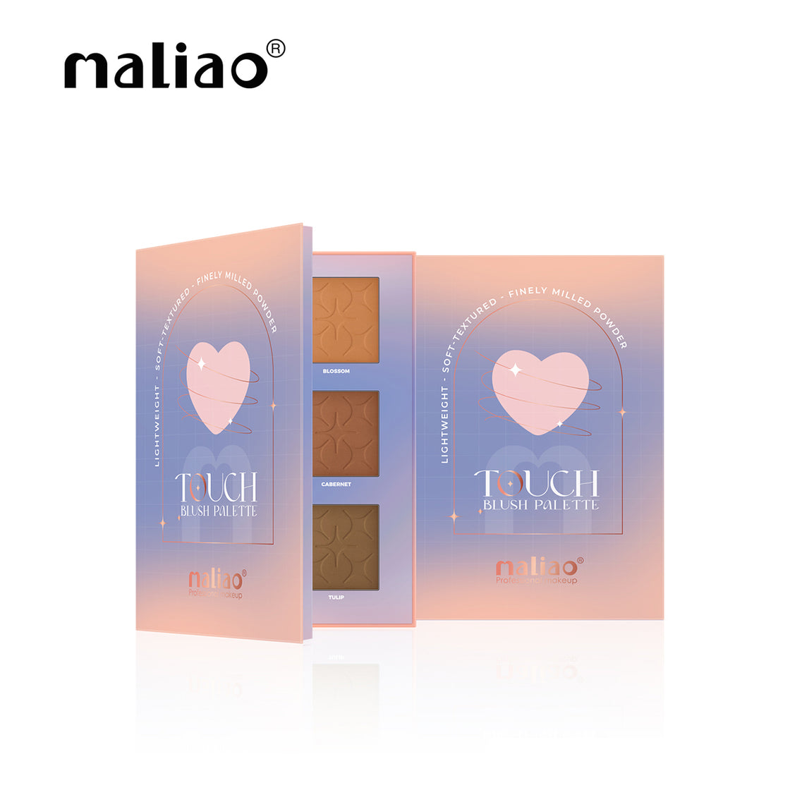 Maliao Touch Blush Palette - Long-Wear, Fade-Proof Formula - Maliao Makeup