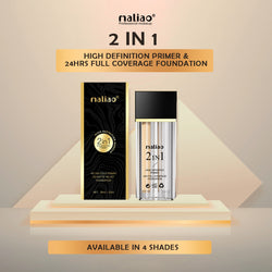 Maliao 2-IN-1 HD 24K Gold Primer & Matte Velvet Foundation - Ultimate Radiance for Face Makeup - Maliao Makeup