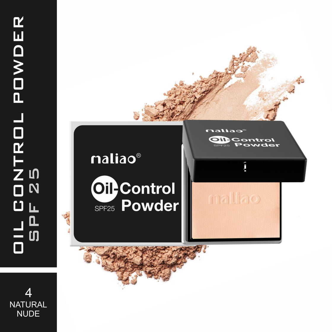 Maliao Oil-Control Powder SPF 25 - Shine-Free Perfection with Sun Protection - Maliao Makeup