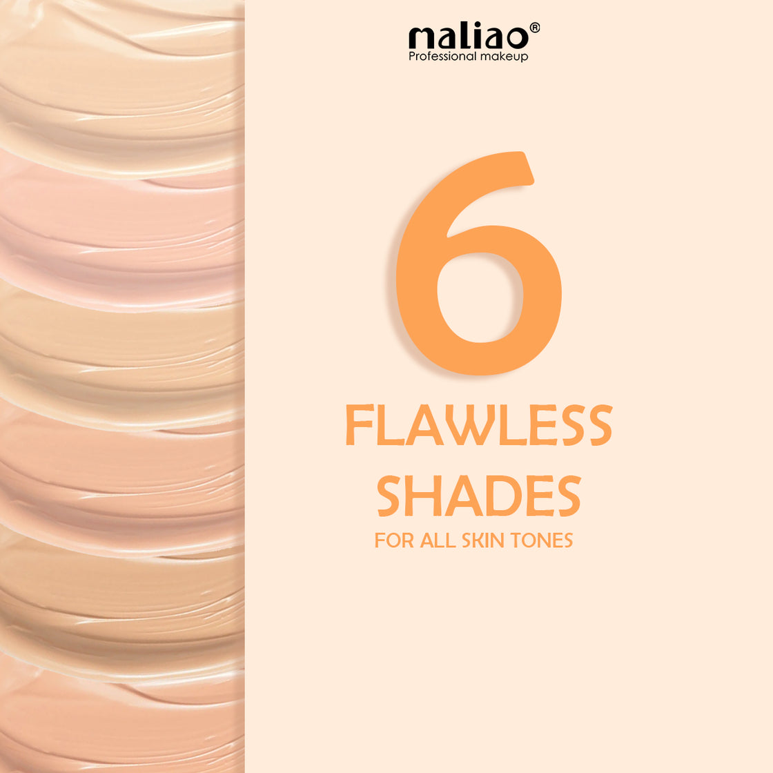 Maliao Ultra HD Invisible Cover Foundation - Seamless Perfection Maliao Professional Makeup