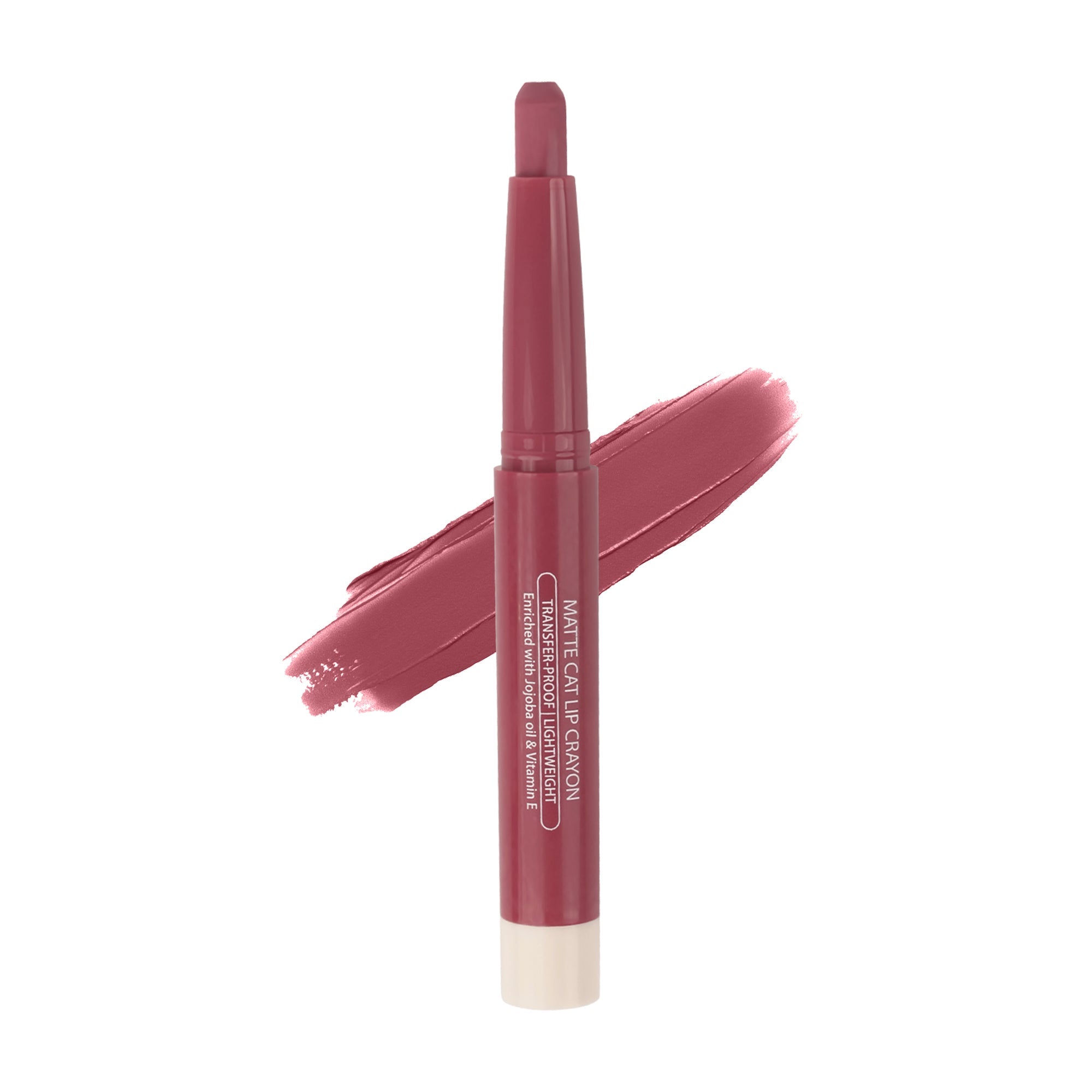 Maliao Matte Cat Lip Crayon - Transfer-Proof & Lightweight Long-Lasting Color Lip