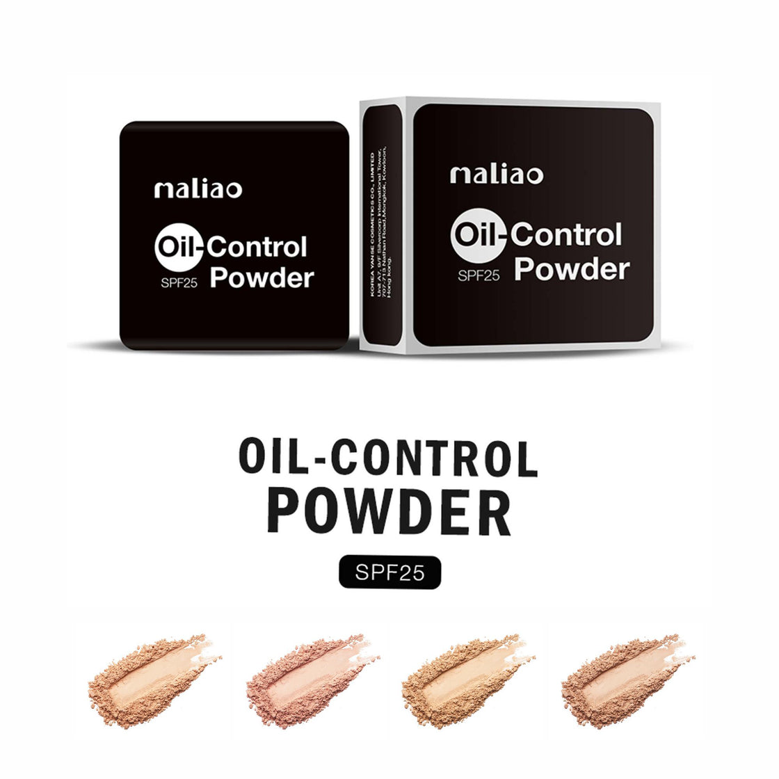 Maliao Oil-Control Powder SPF 25 - Shine-Free Perfection with Sun Protection - Maliao Makeup