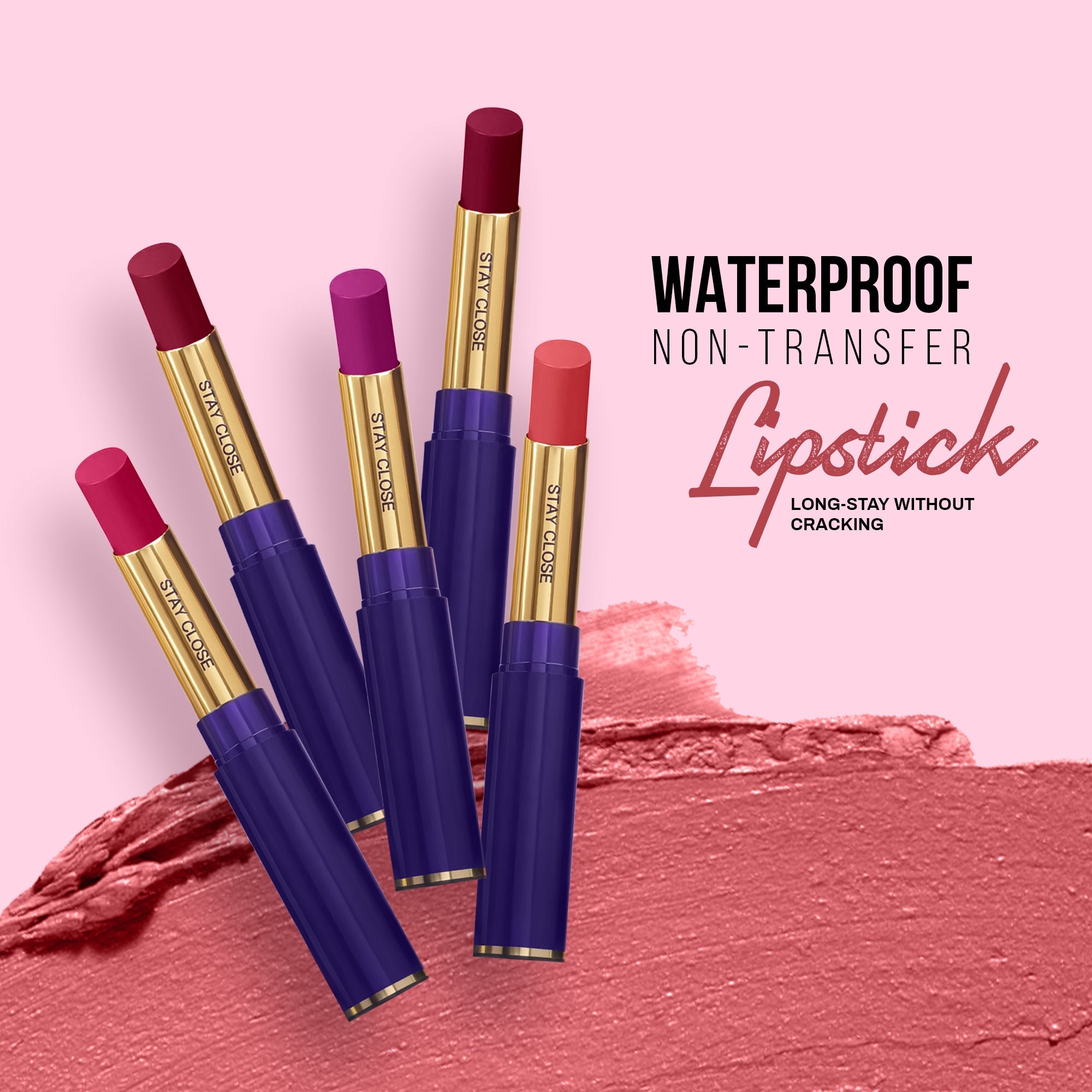 Maliao Colorstay Waterproof No-Transfer Lipstick Lip