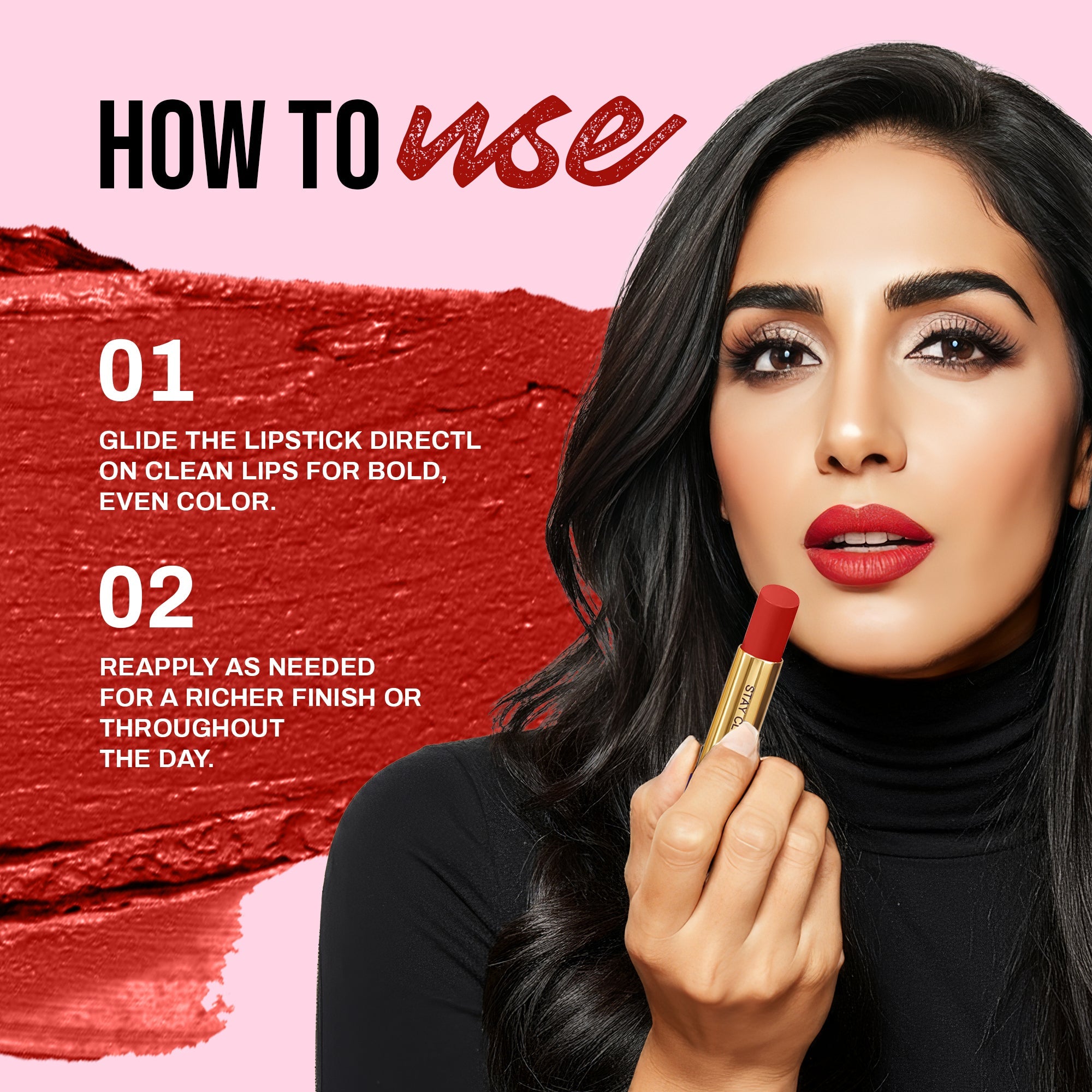 Maliao Colorstay Waterproof No-Transfer Lipstick Lip