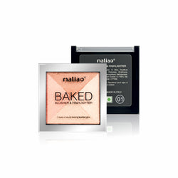 Maliao BakedBLUSHr & Highlighter - Radiant Glow | Long-Lasting, Smooth Finish Face