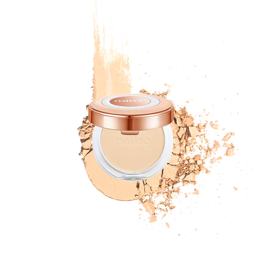 Maliao Silky Smooth Oil Control Compact Powder - 2-in-1 Formula for Perfect Coverage & All-Day Radiance Face