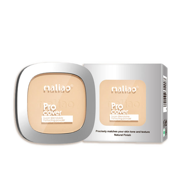 Maliao Pro Cover Super-Blendable Perfecting Compact Powder - Seamless Perfection for Every Skin Tone Maliao Professional Makeup