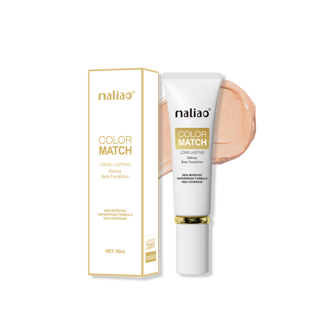 Maliao Color Match Long-Lasting Makeup Base Foundation - Maliao Makeup