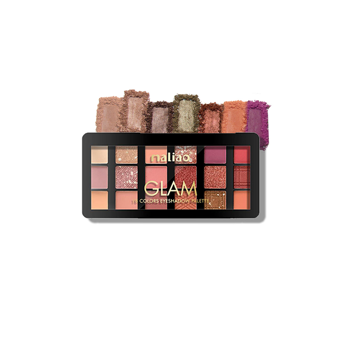 Maliao Glam 18 Colors Eyeshadow Palette - Create Mesmerizing Looks - Maliao Makeup