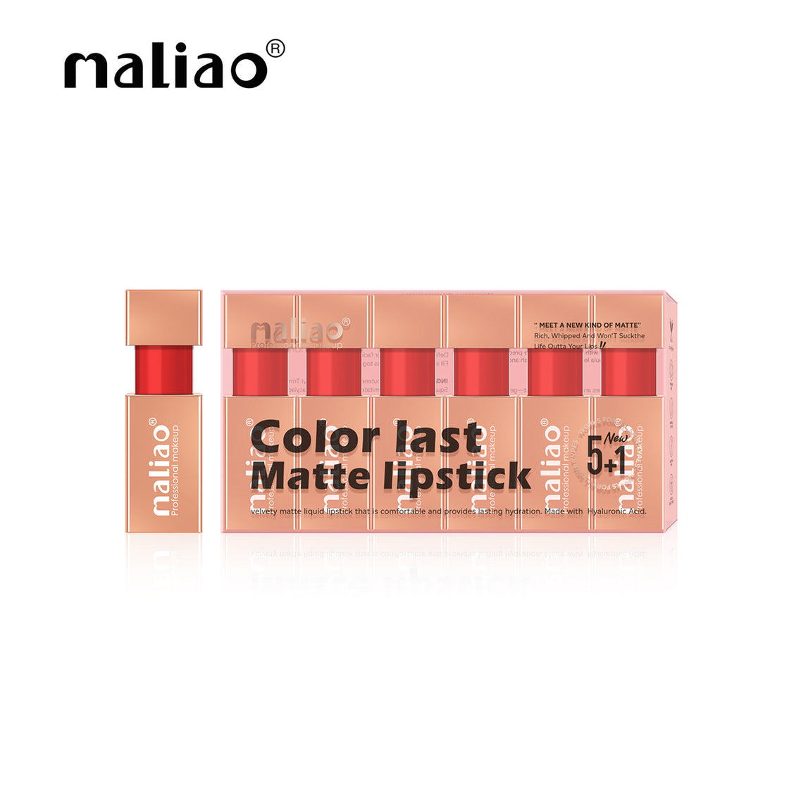 Maliao Color Last Matte Lipstick - Long-Lasting Vibrant Shades for All-Day Wear - Maliao Makeup