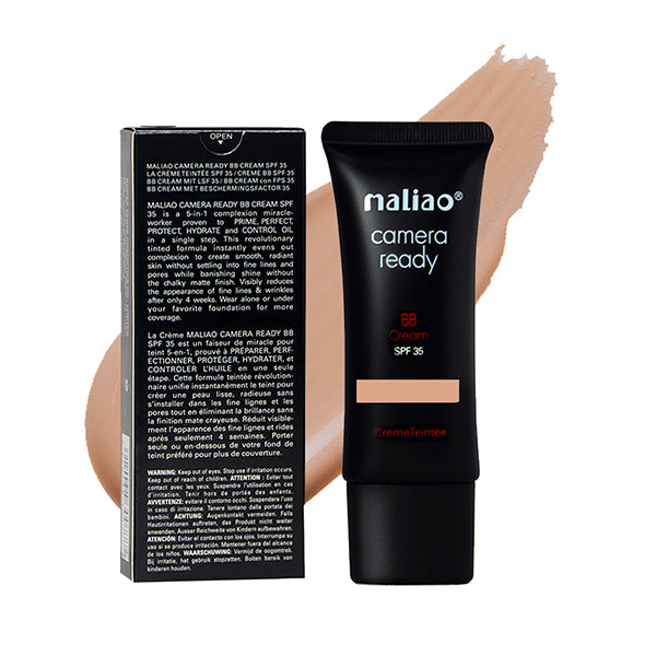 MALIAO Camera Ready BB Cream Natural SPF-35 - Effortless Radiance Face