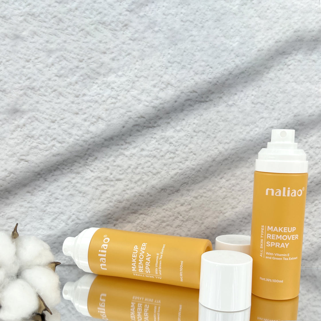 Maliao Makeup Remover Spray - Refresh & Nourish with Vitamin E and Green Tea Extract Face