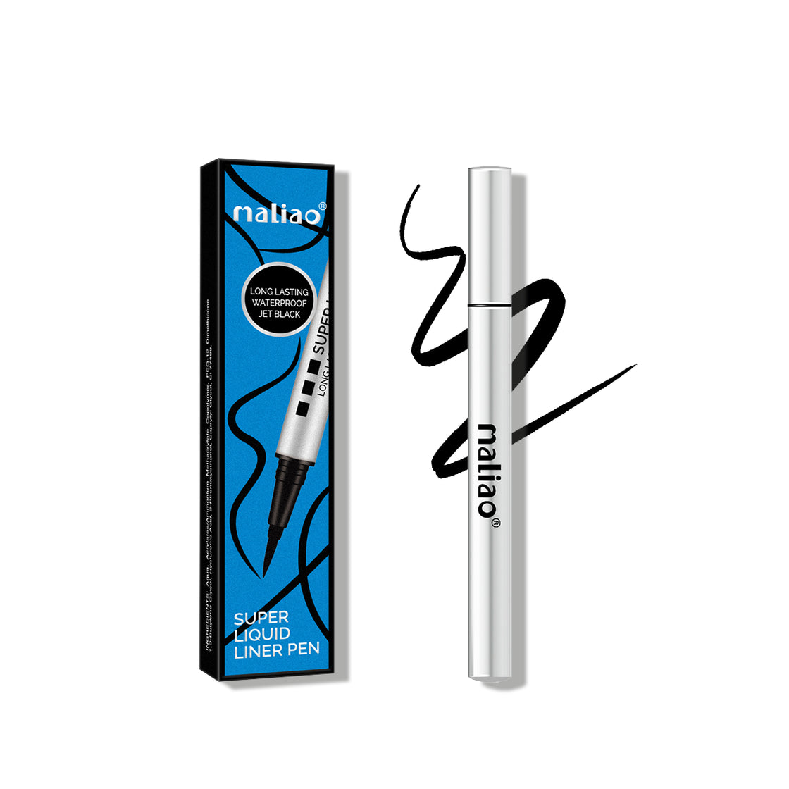 Maliao Super Liquid Liner Pen - Precision Defined, Long-Lasting Jet Black Perfection - Maliao Makeup