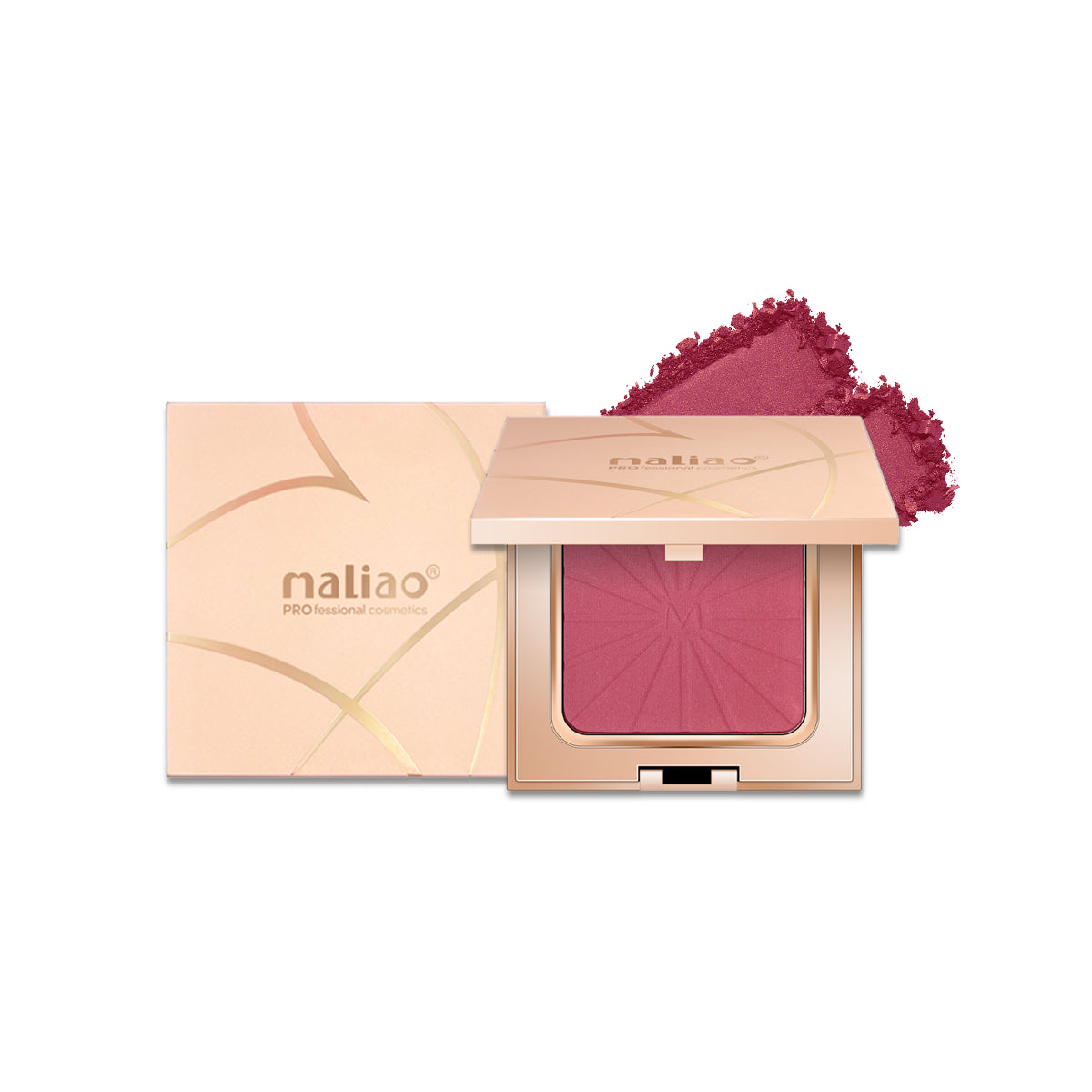 Maliao Radiant Highlighter &BLUSHr - Illuminate Your Beauty with a Blossoming Glow - Maliao Makeup