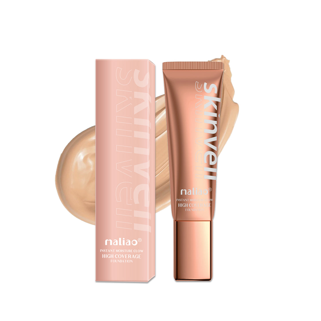 Maliao SkinVeil High Coverage Foundation - Flawless Radiance for All Skin Tones - Maliao Makeup