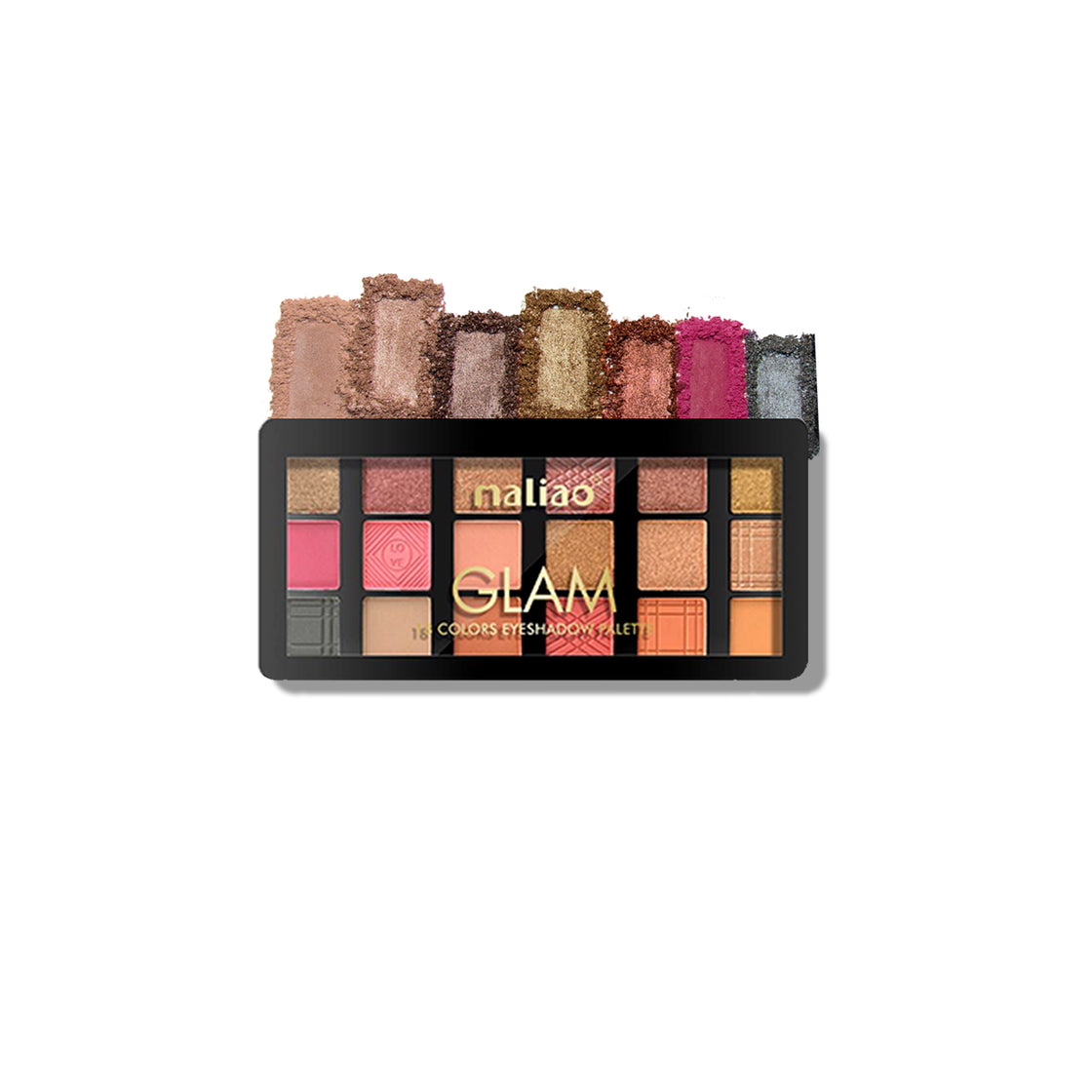 Maliao Glam 18 Colors Eyeshadow Palette - Create Mesmerizing Looks - Maliao Makeup