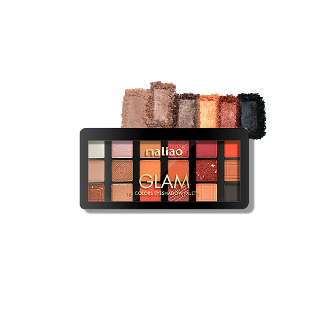 Maliao Glam 18 Colors Eyeshadow Palette - Create Mesmerizing Looks - Maliao Makeup