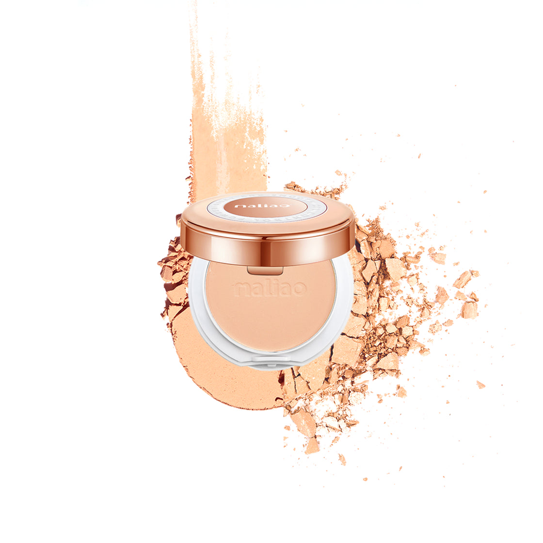 Maliao Silky Smooth Oil Control Compact Powder - 2-in-1 Formula for Perfect Coverage & All-Day Radiance Face