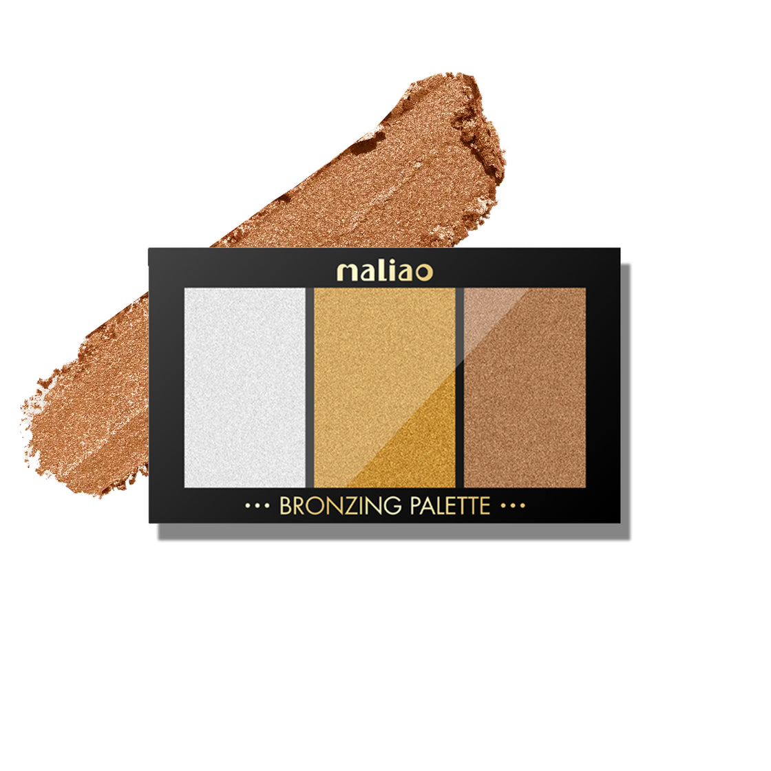 Maliao Shimmering Bronzing Palette - Sun-Kissed Radiance with Shimmer Particles - Maliao Makeup