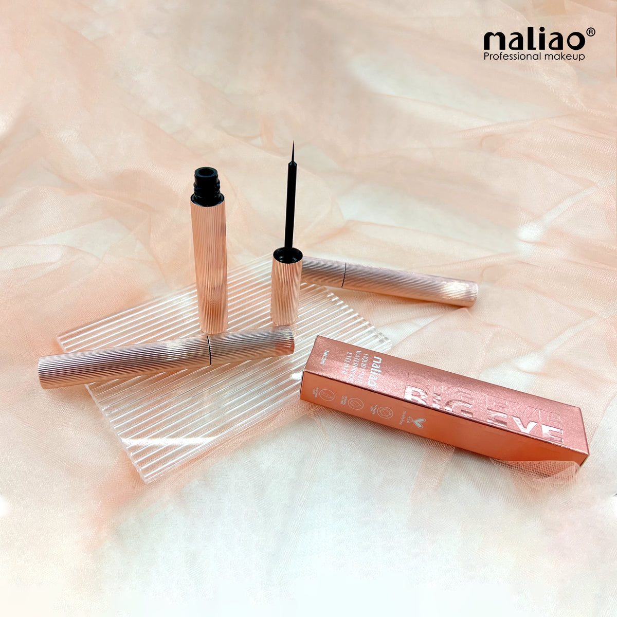 Maliao Liquid Liner Waterproof Eyeliner - Precision and Long-Lasting Definition - Maliao Makeup