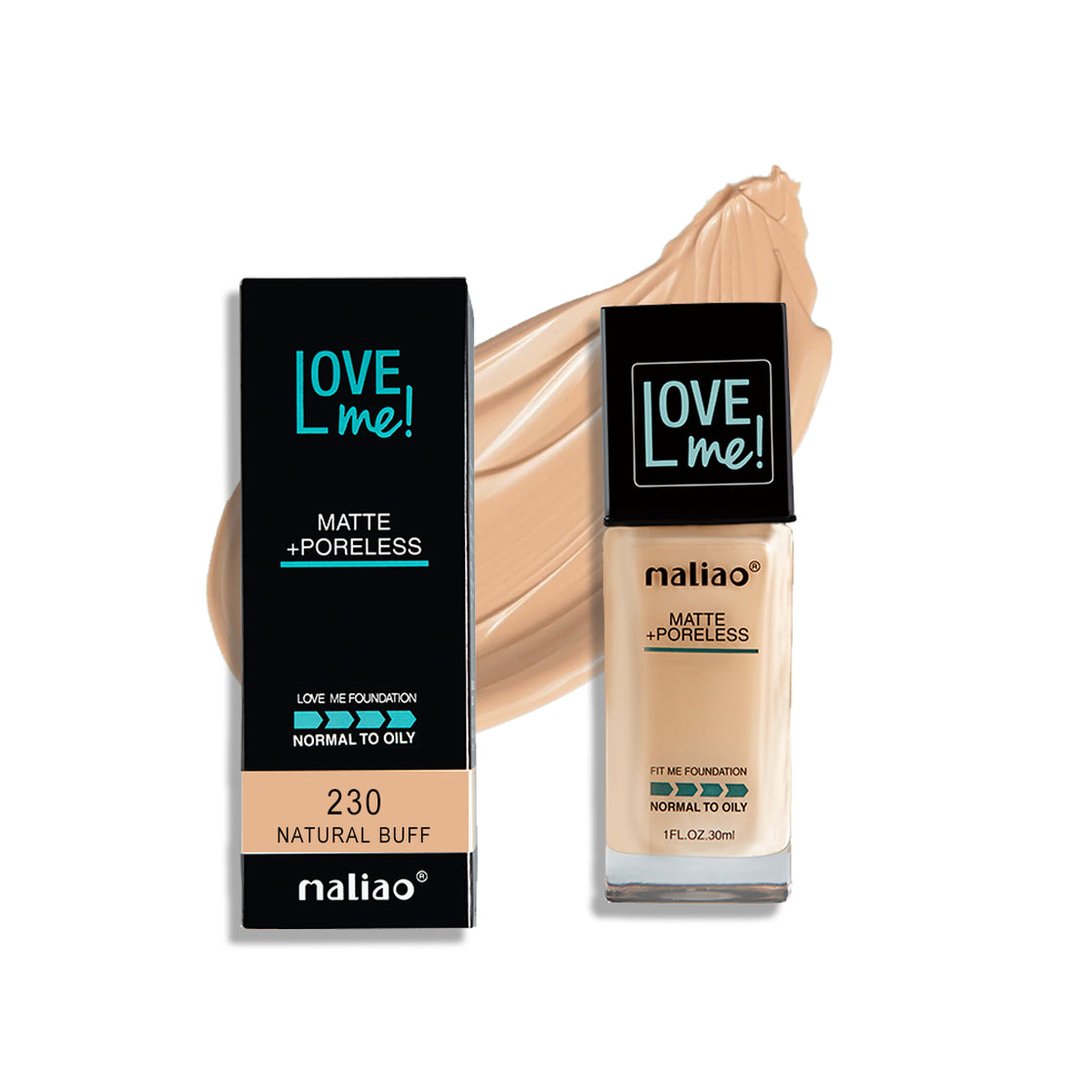 Maliao Love Me Matte + Poreless Love Me Foundation - Your Secret to Flawless, Matte Perfection Face