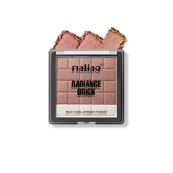 Maliao Radiance Brick Highlighter Shimmer Powder - Illuminate Your Features with Natural Glow - Maliao Makeup