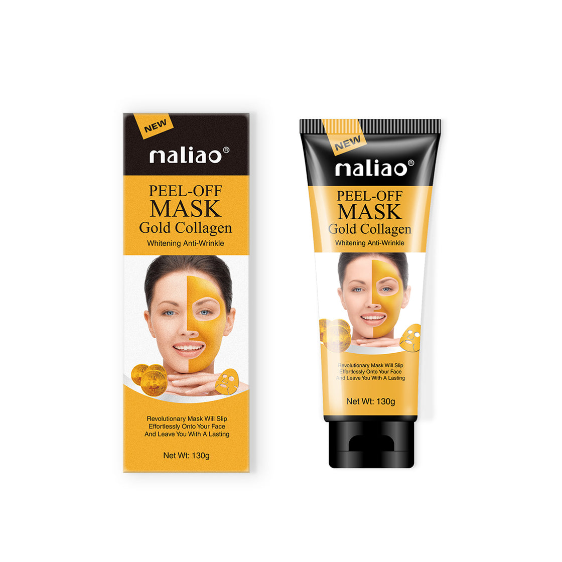 Maliao Peel-Off Mask Gold Collagen - Maliao Makeup