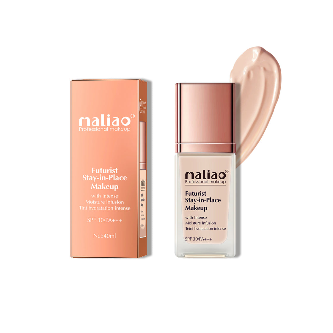 Maliao Futurist Stay-In-Place Makeup SPF 30 PA+++ (Full Coverage, Intense Moisture Infusion,Tint Moisturizer,Tint Hydration, All Skin Types) - Maliao Makeup